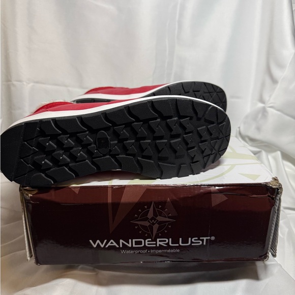 Wanderlust Red Waterproof Sport Hiker Boots - Picture 2 of 6